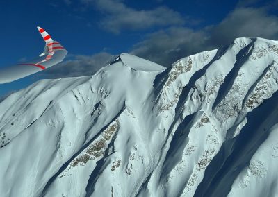 Abends den Gipfeln des „Parcoure“entlang …