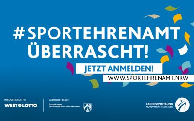 Neue Runde: #SPORTEHRENAMT ÜBERRASCHT!