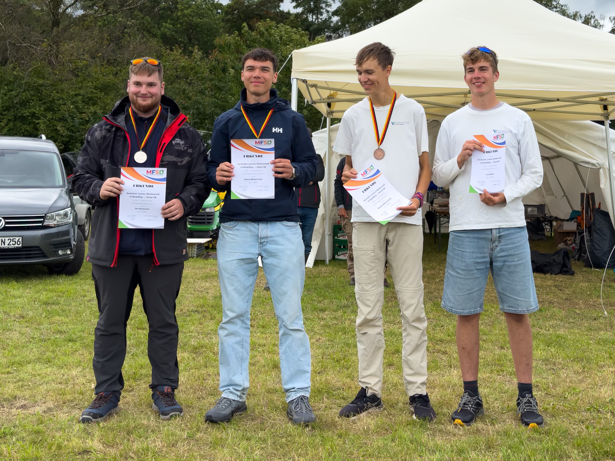 Junioren Wertung DM 2025 Deutsche Junioren Meisterschaft der Klasse F3B 2025