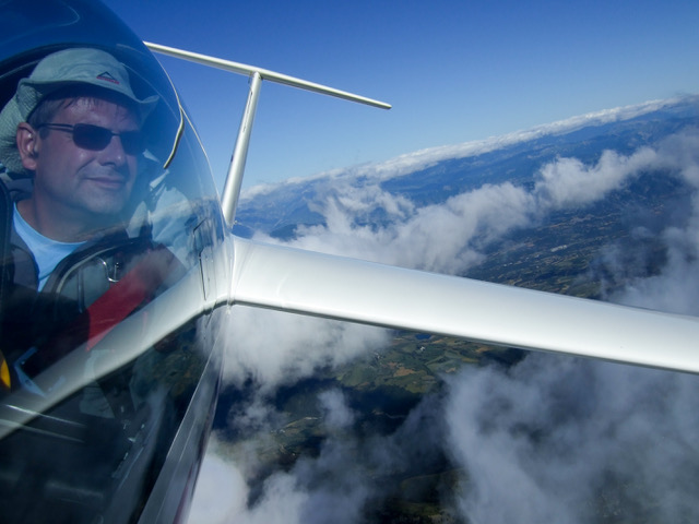 Ulrich Schulze Ulrich Schulze im Segelflugzeug