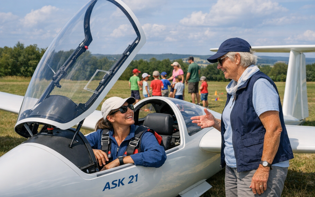 Segelfliegen und Familie – beides geht