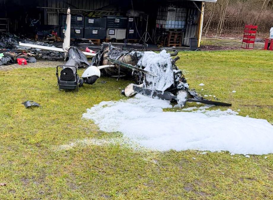 Spendenaktion nach Flugzeugbrand in Eschendorf