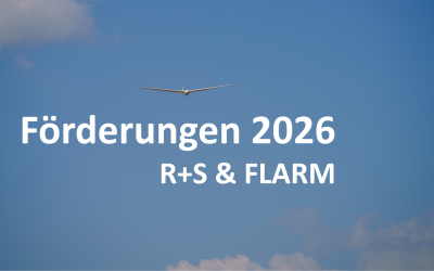 Flugsicherheit 2026: Landesförderung für Rettungs- und Sicherheitsgerät und FLARM-Umrüstaktion 
