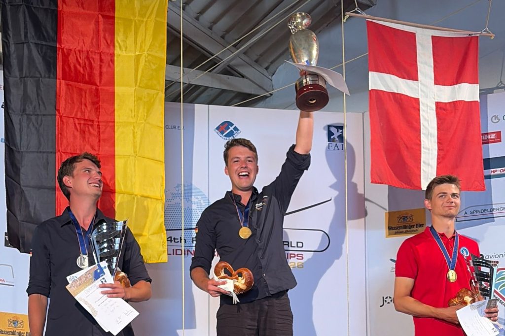 Max Maslak, Juniorenweltmeister im Segelflug