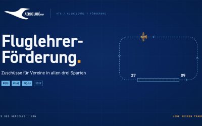 Fluglehrer werden 2027: Zuschuss in allen Sparten
