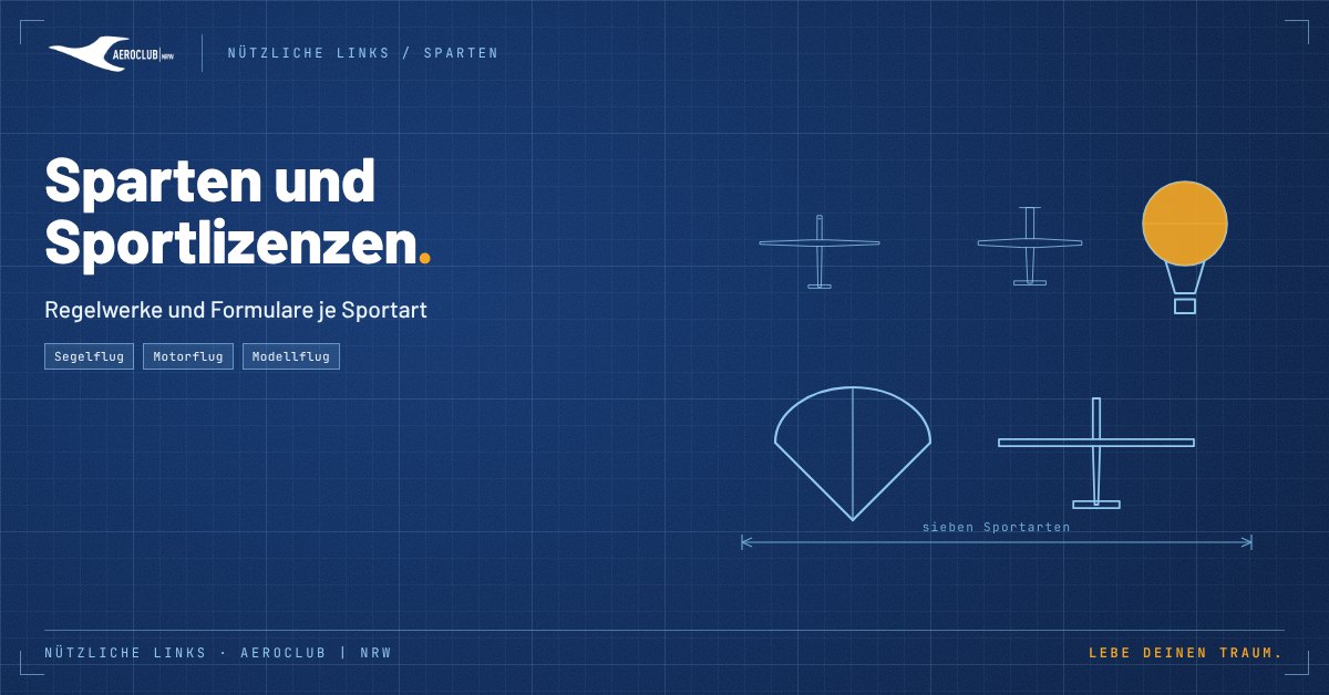 Themenbild Sparten und Sportlizenzen