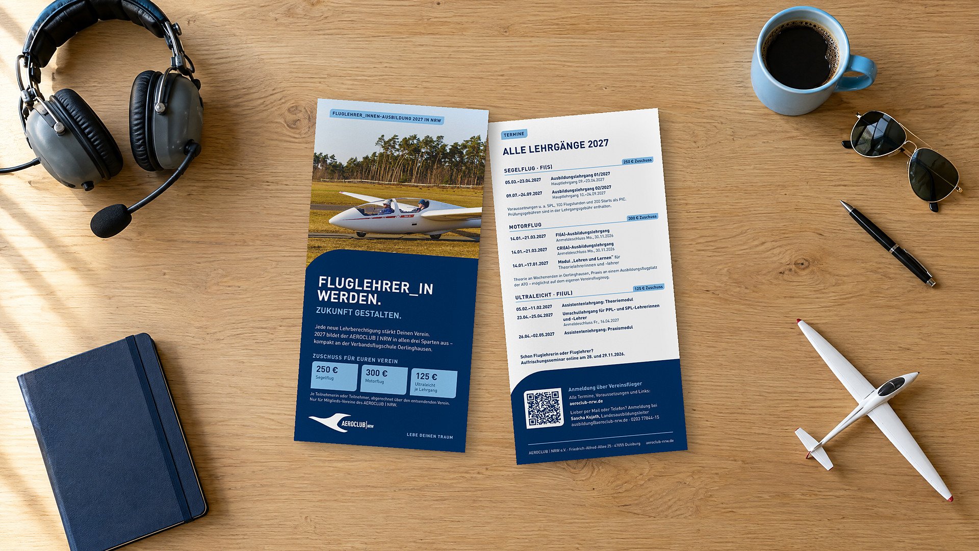 Fluglehrer-Flyer 2027 des AEROCLUB | NRW